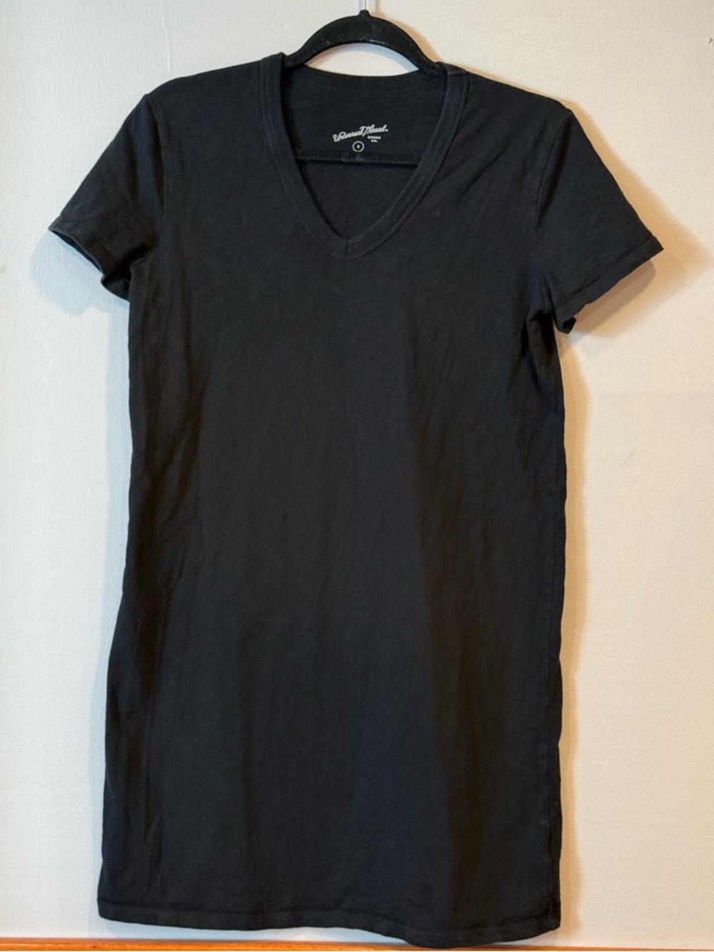 Universal Thread Black V-Neck Casual Mini Dress Coverup Women's Small